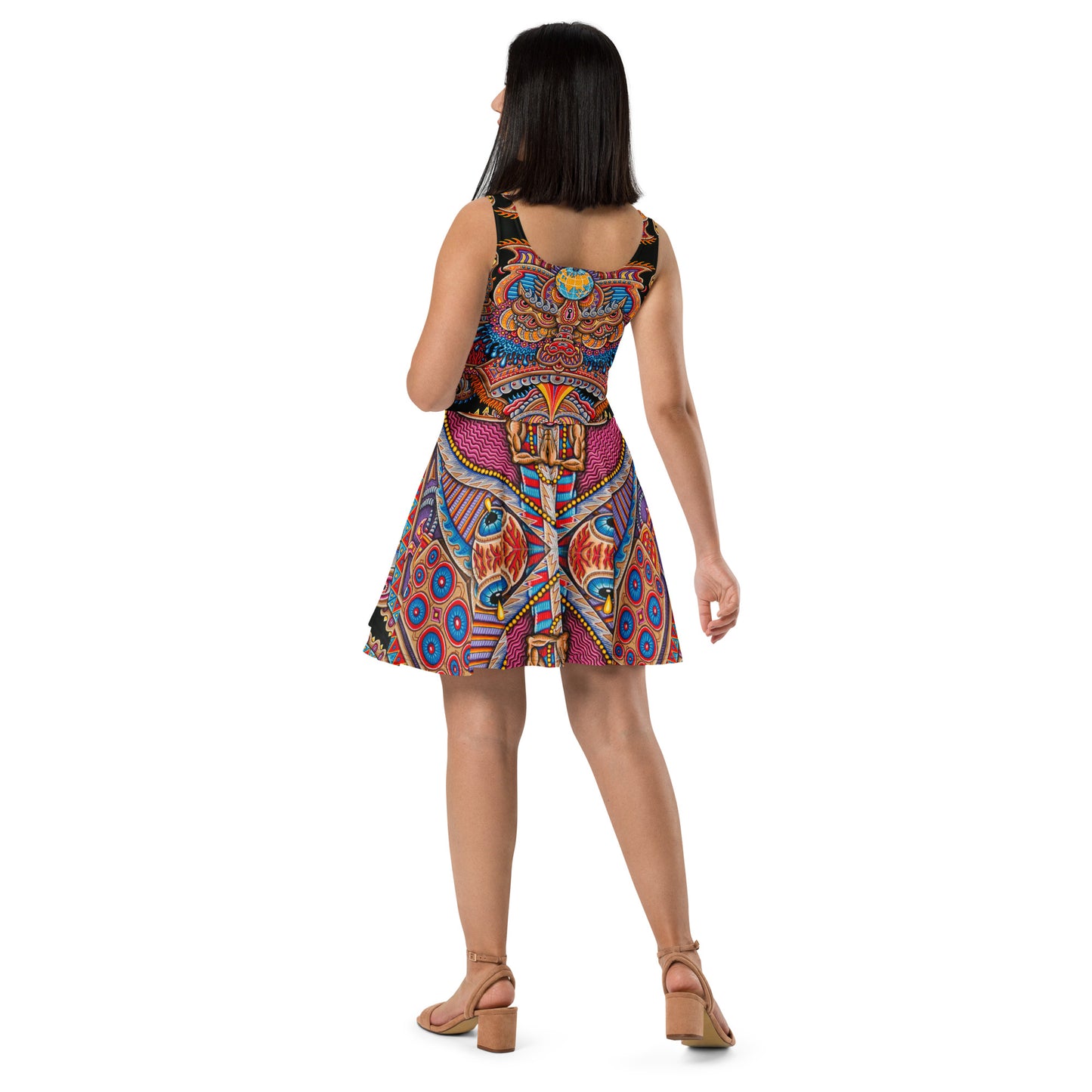 "Kundalini Rising" Skater Dress