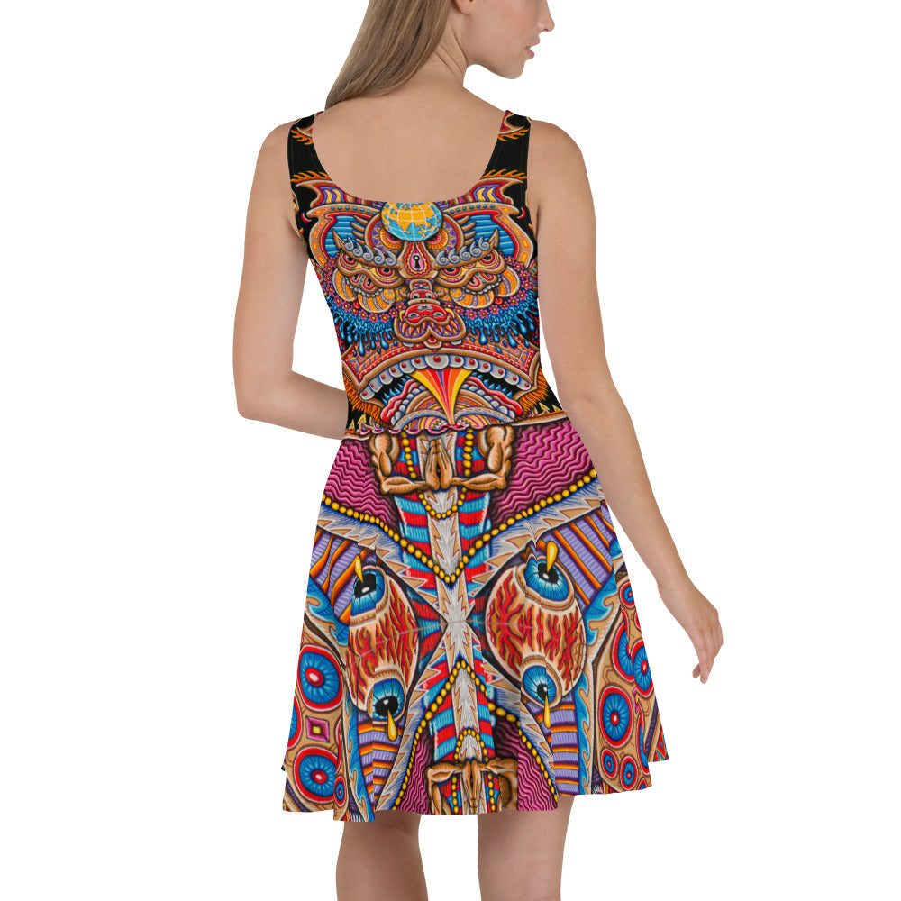 "Kundalini Rising" Skater Dress