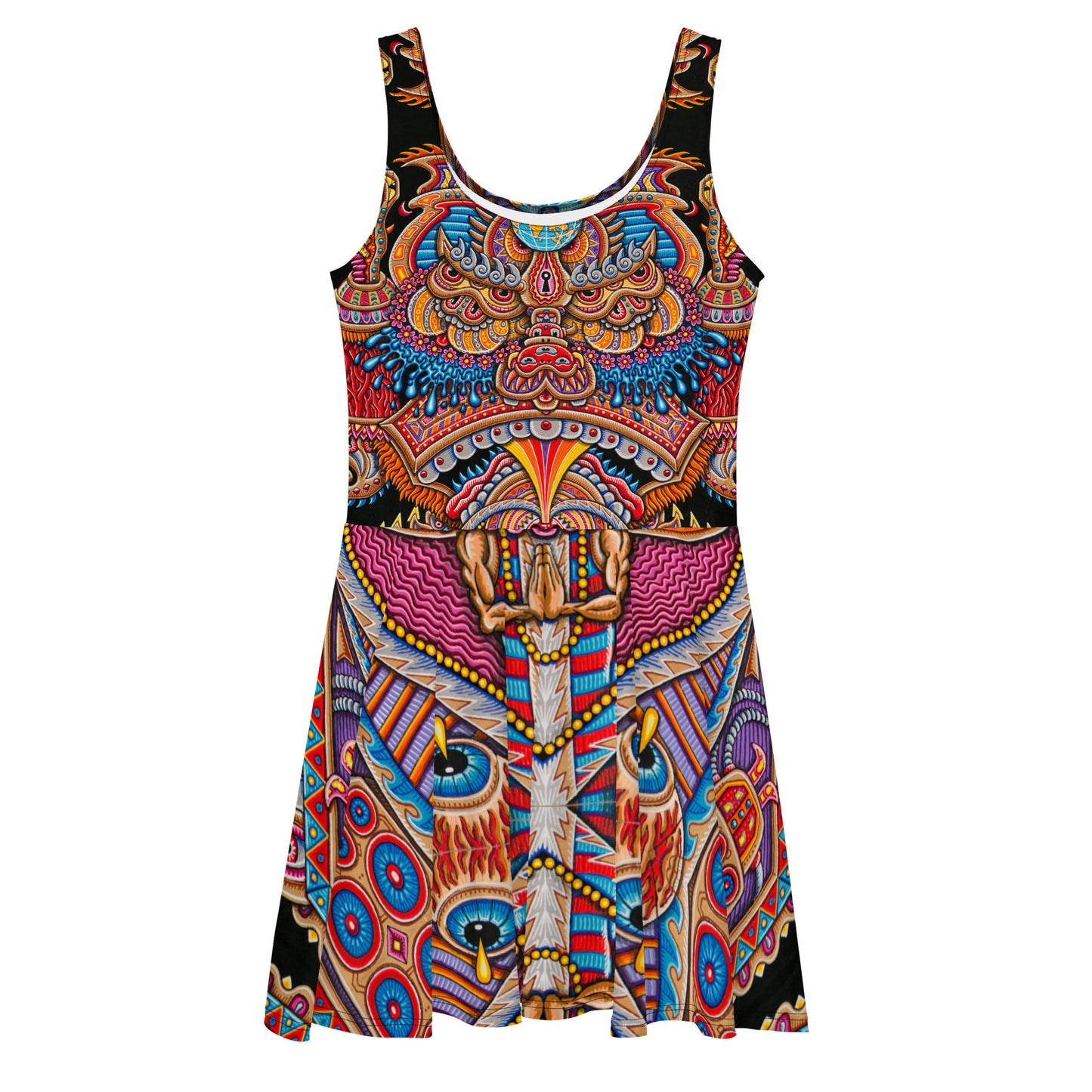 "Kundalini Rising" Skater Dress