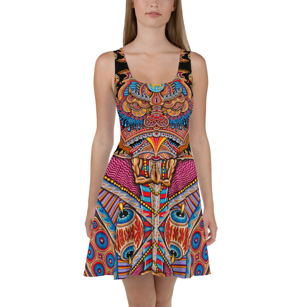 "Kundalini Rising" Skater Dress