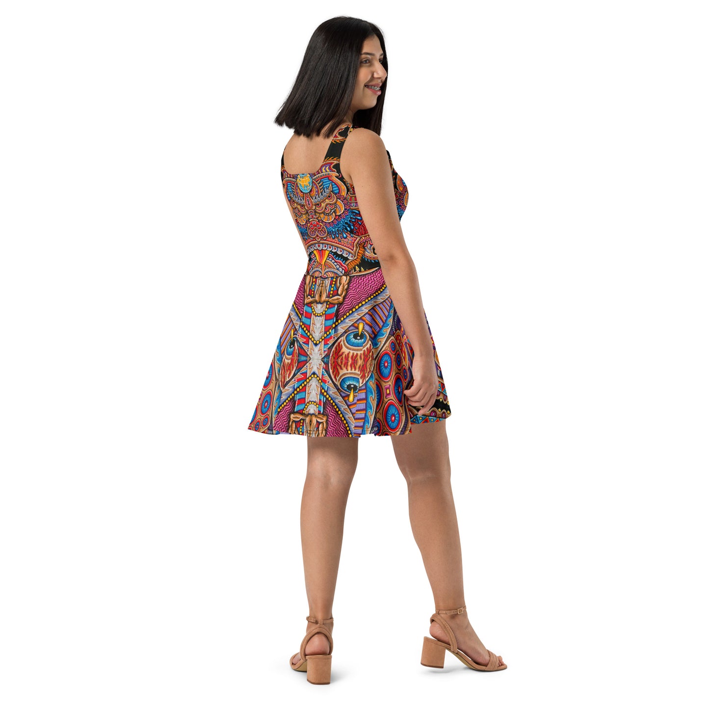 "Kundalini Rising" Skater Dress