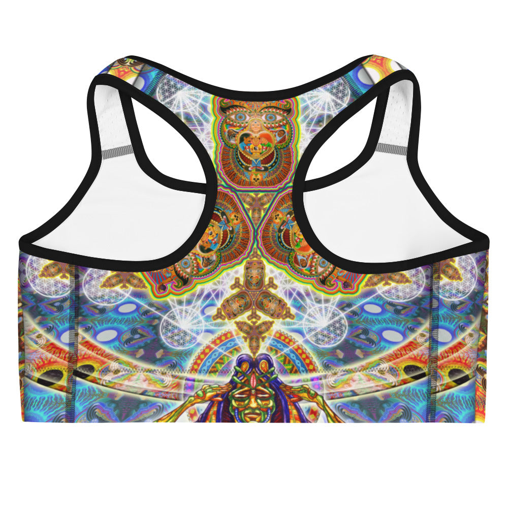 "Fractal Dimension" Racerback Crop
