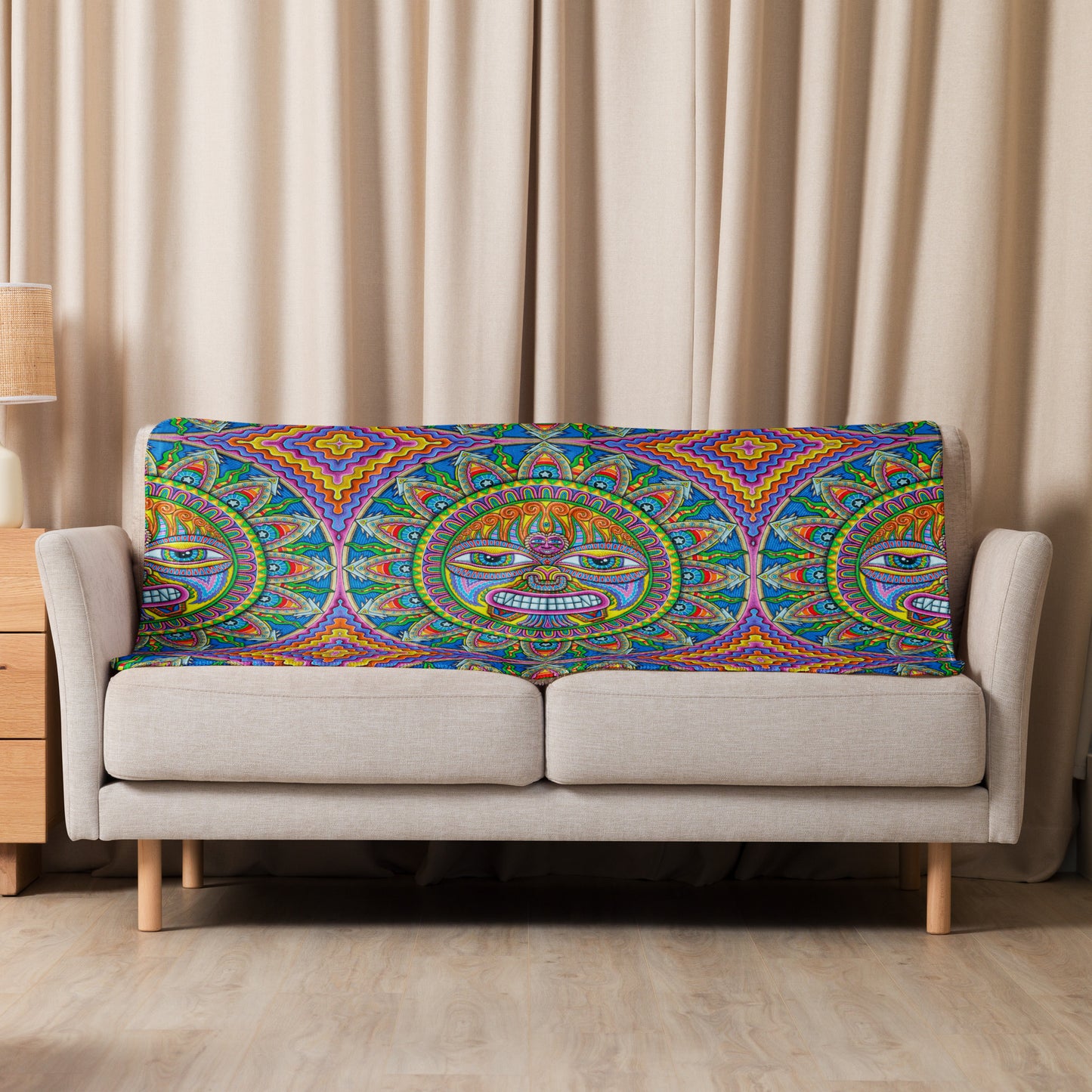 "Taita Inti" Sherpa Blanket
