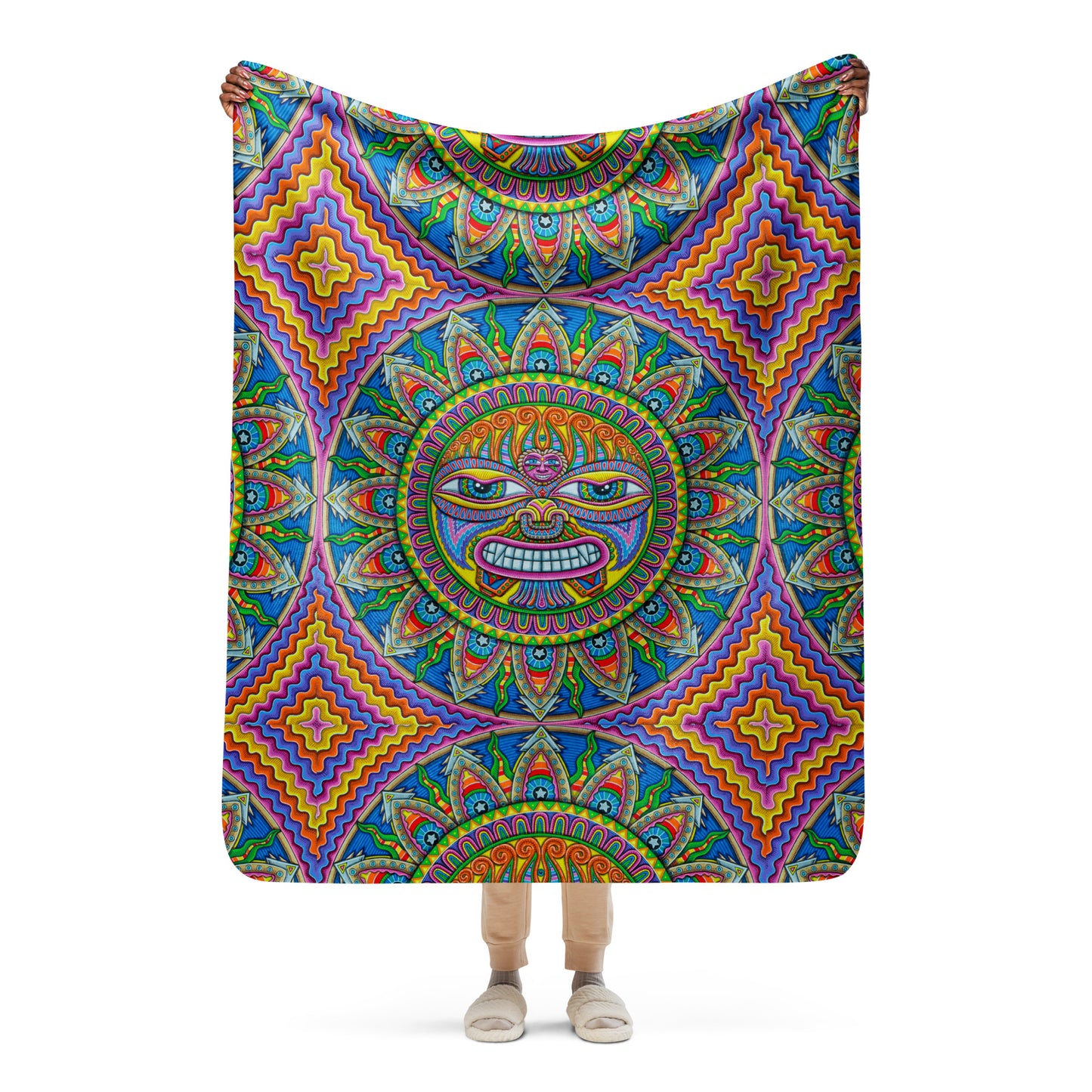 "Taita Inti" Sherpa Blanket