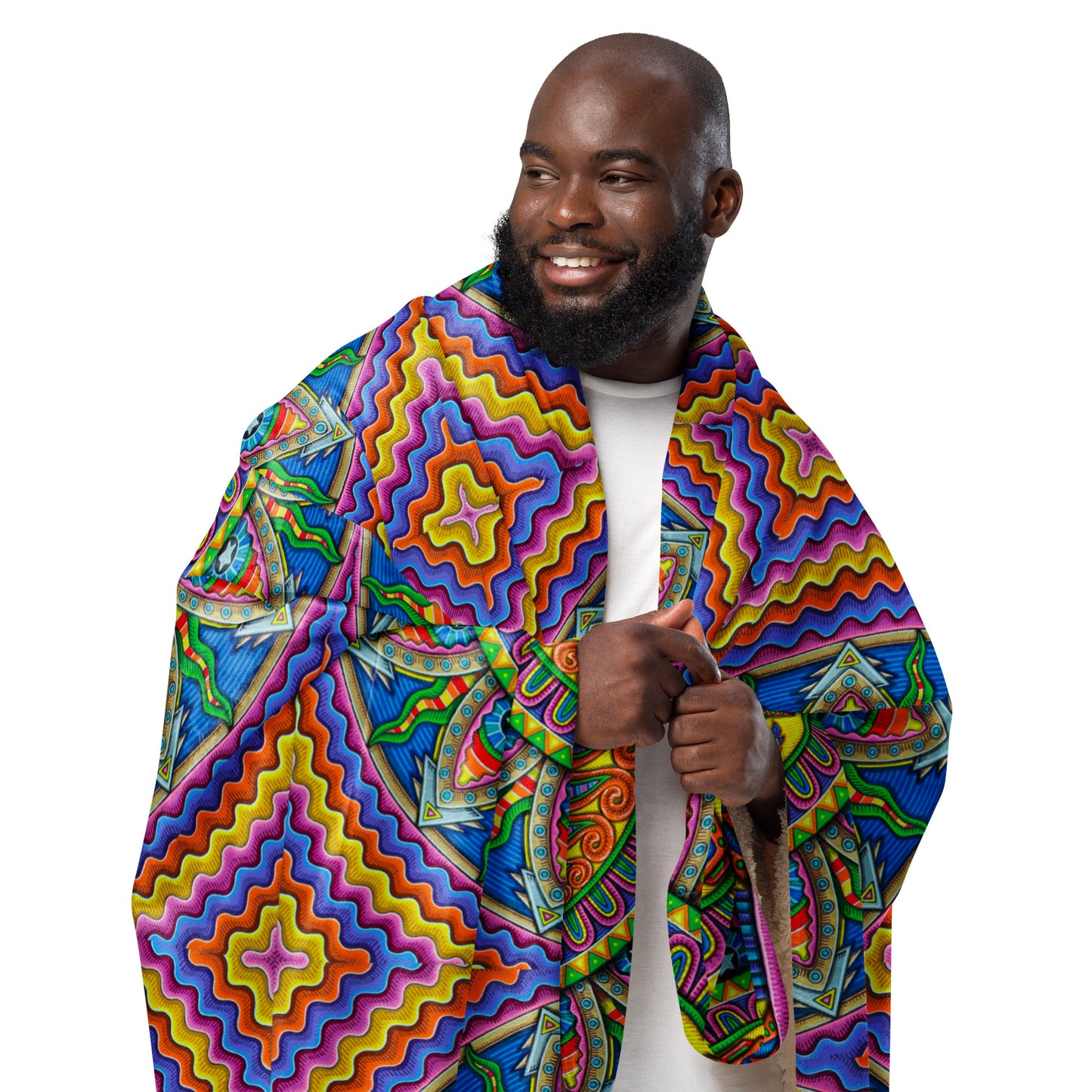 "Taita Inti" Sherpa Blanket