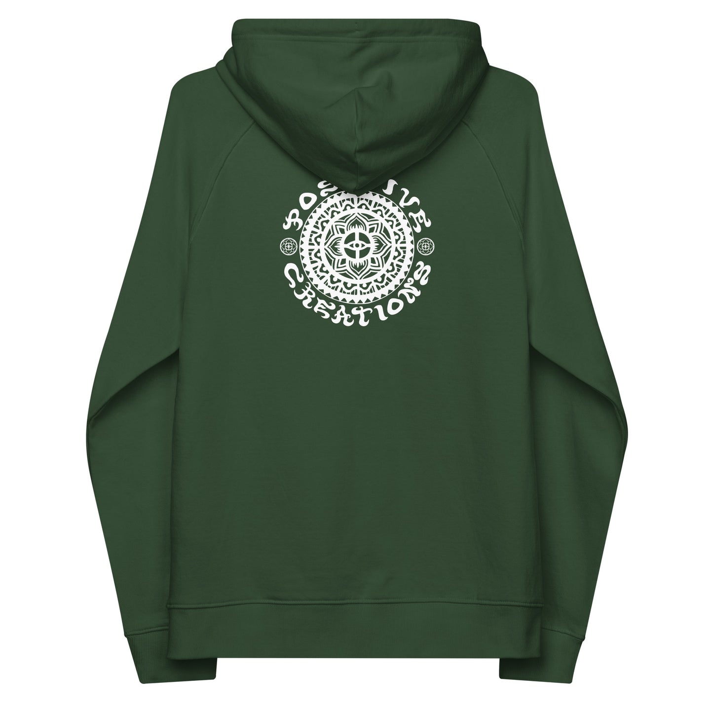 "Eye Alien" Unisex eco raglan hoodie