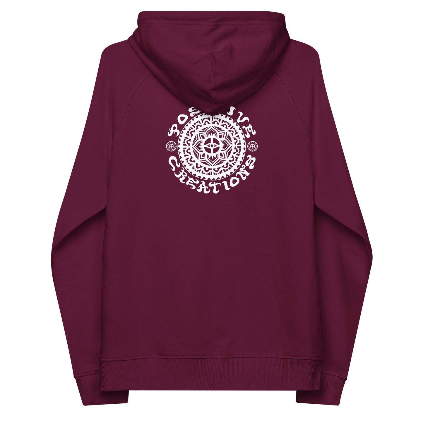 "Eye Alien" Unisex eco raglan hoodie
