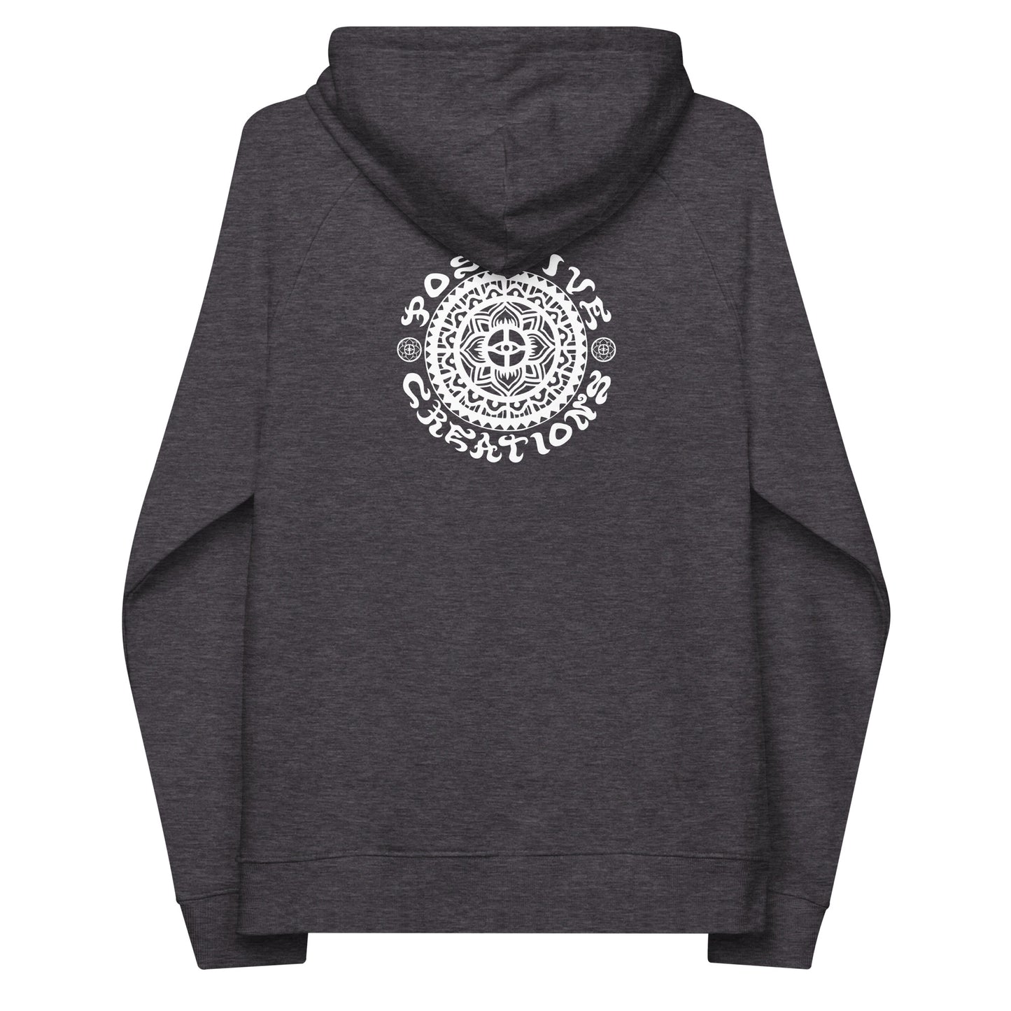 "Eye Alien" Unisex eco raglan hoodie