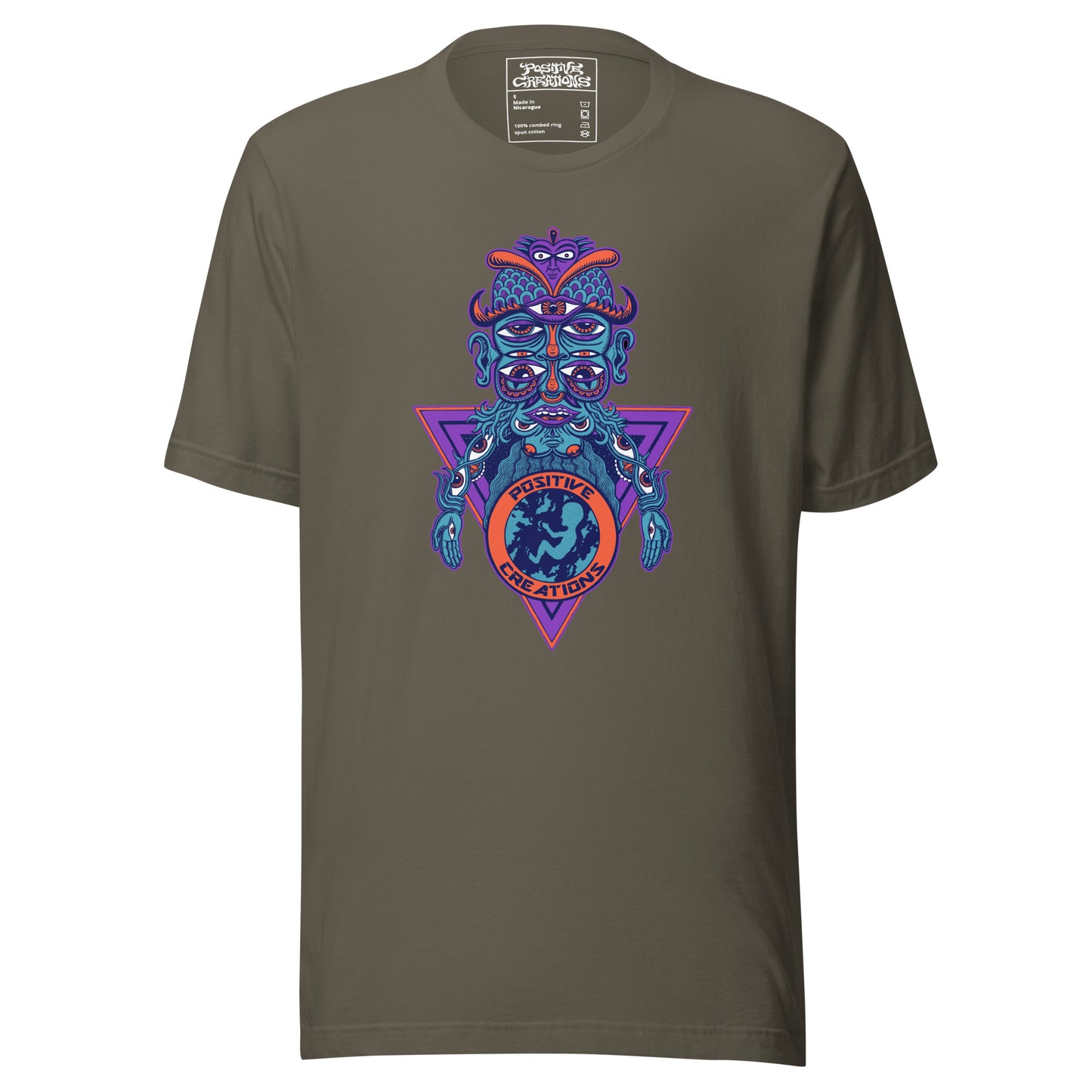 "One World Alien" Cotton T-shirt