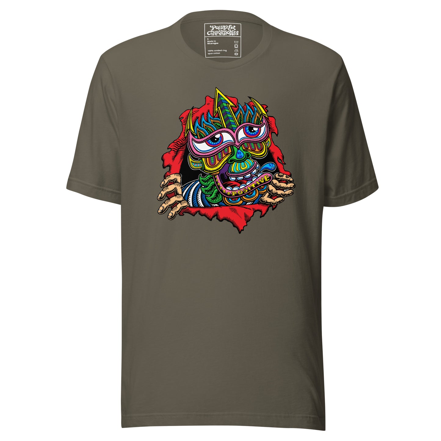 "Positive Ripper" Cotton T-Shirt