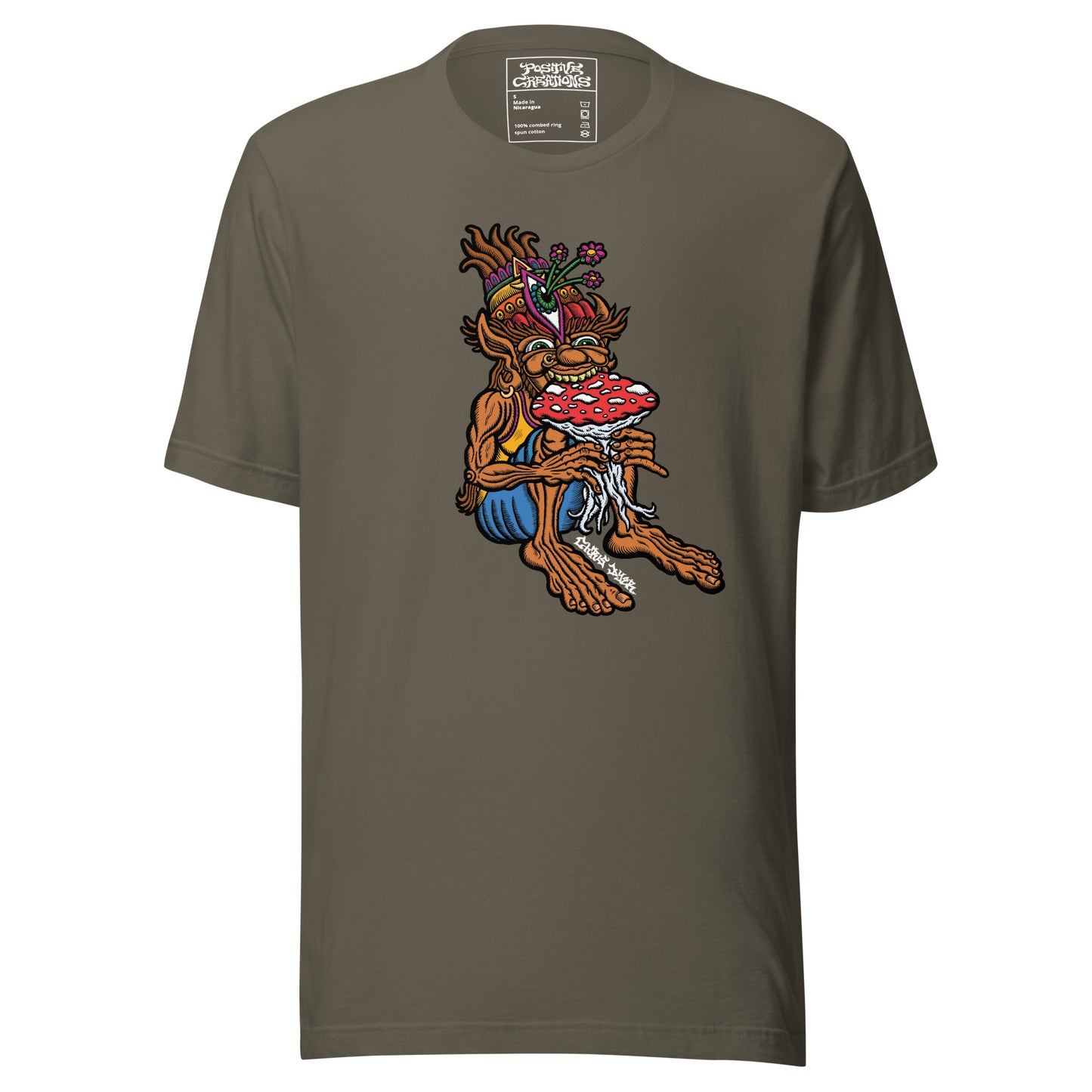 "Muncher of Mushroomland" Cotton T-Shirt
