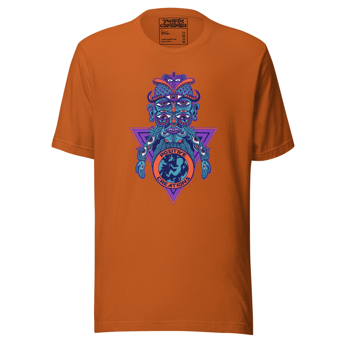 "One World Alien" Cotton T-shirt