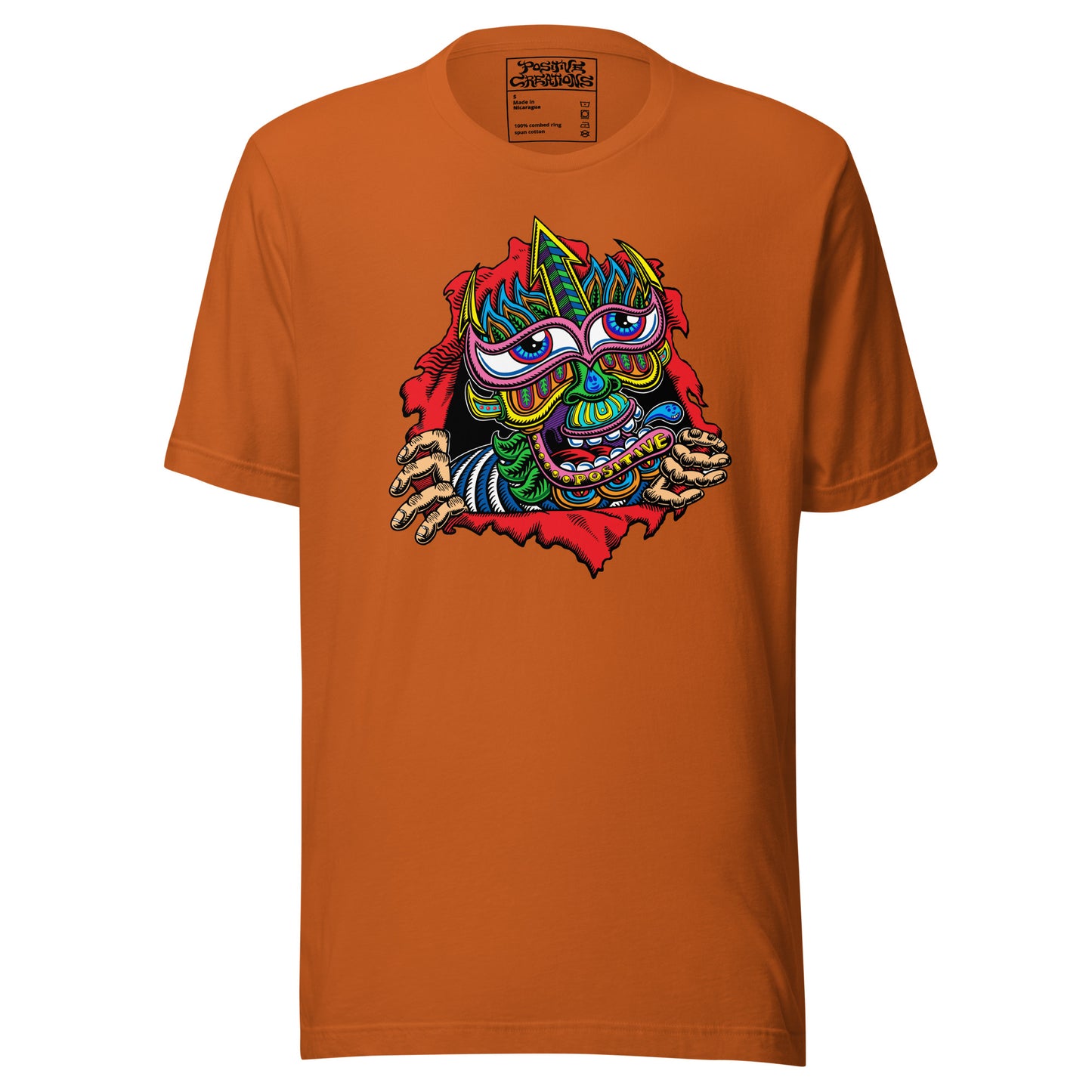 "Positive Ripper" Cotton T-Shirt