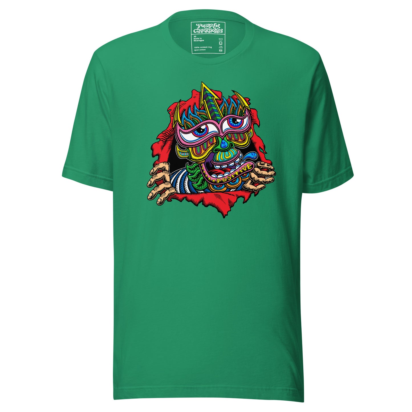 "Positive Ripper" Cotton T-Shirt