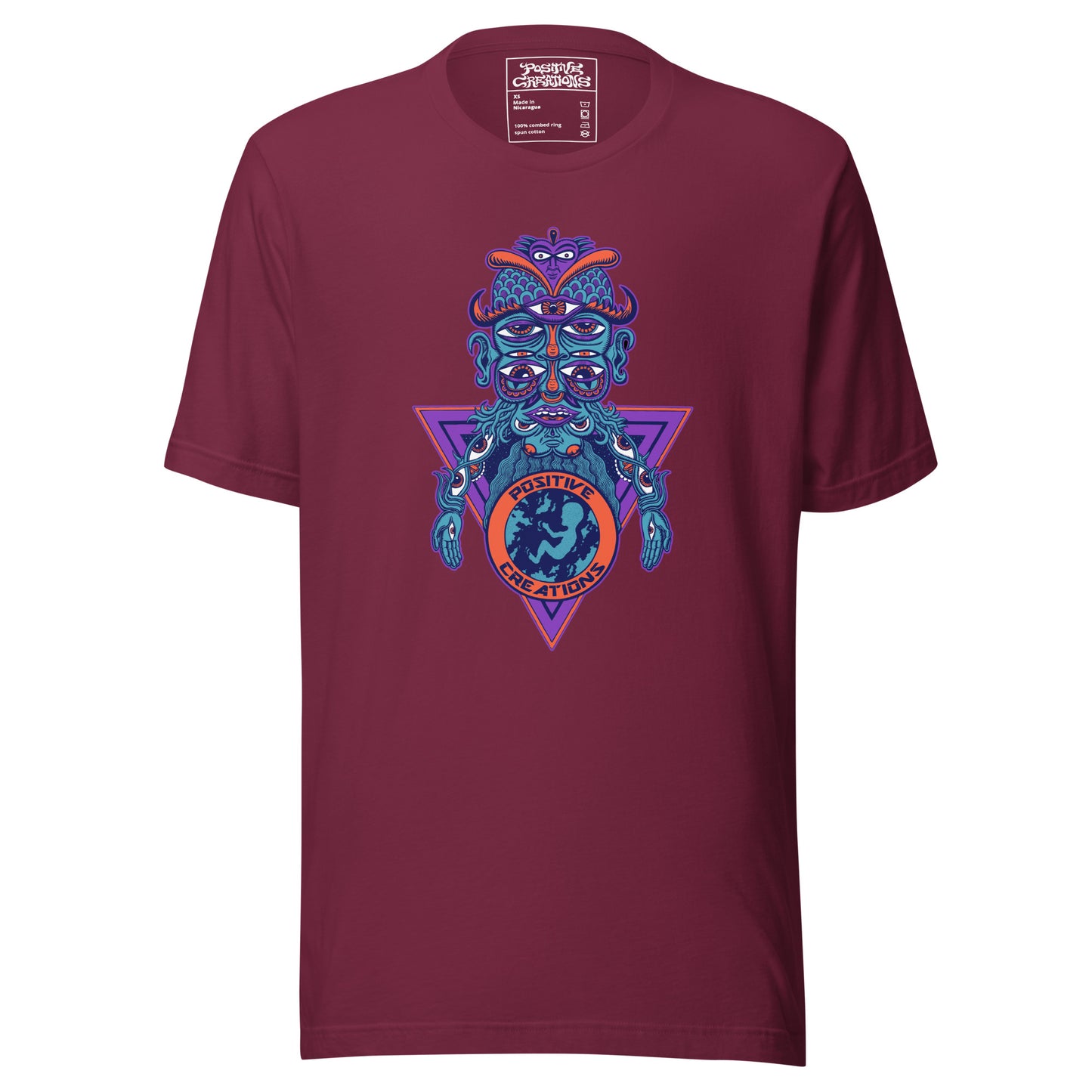 "One World Alien" Cotton T-shirt
