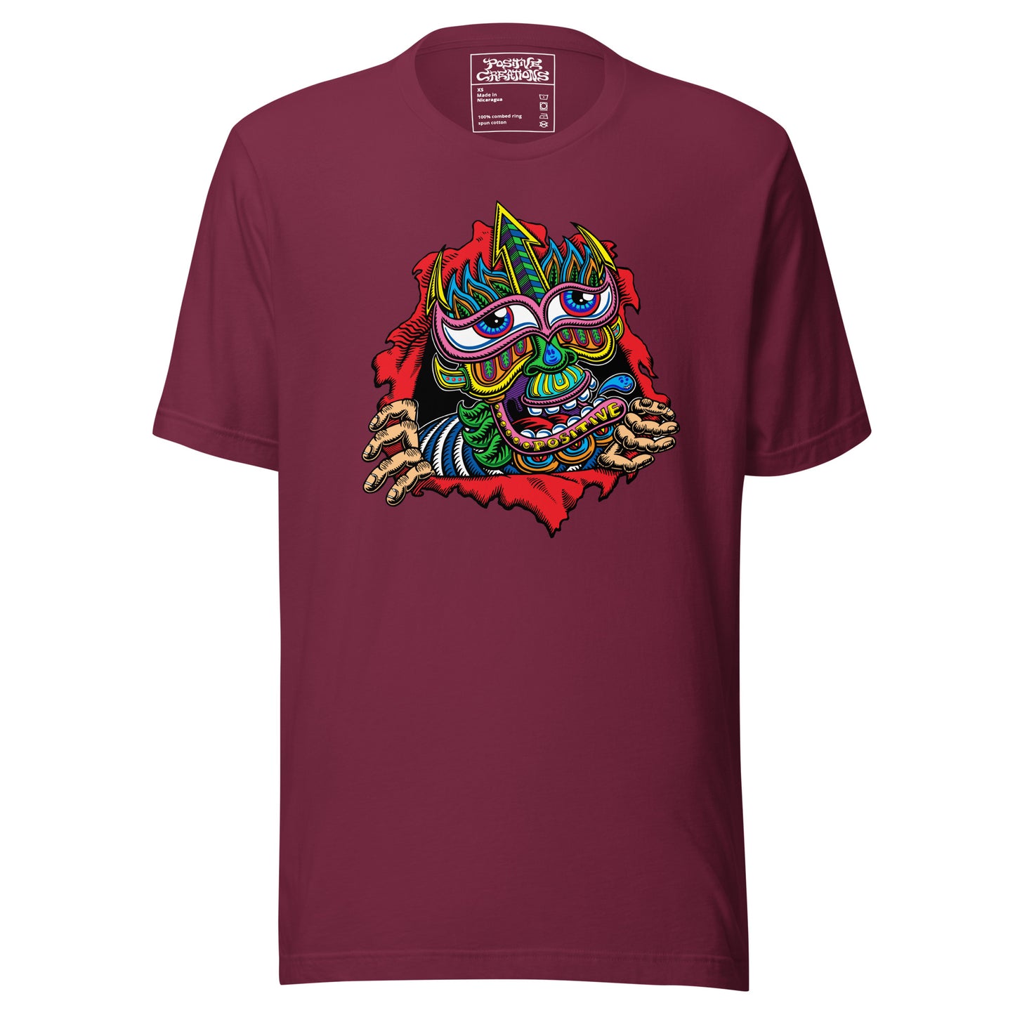 "Positive Ripper" Cotton T-Shirt