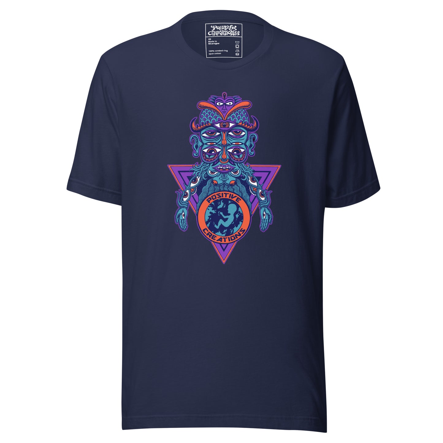 "One World Alien" Cotton T-shirt