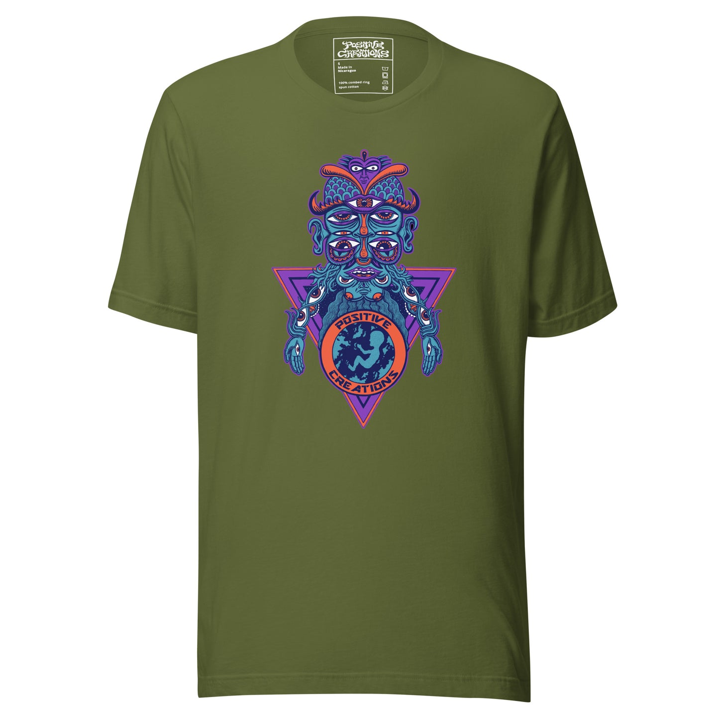 "One World Alien" Cotton T-shirt