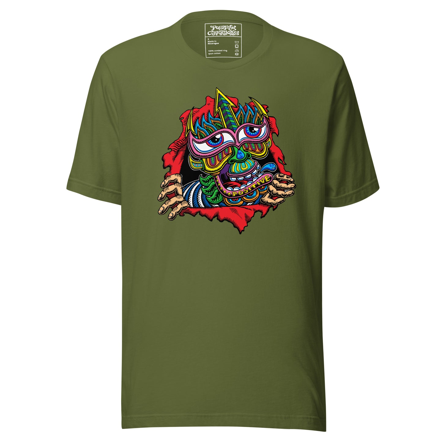 "Positive Ripper" Cotton T-Shirt