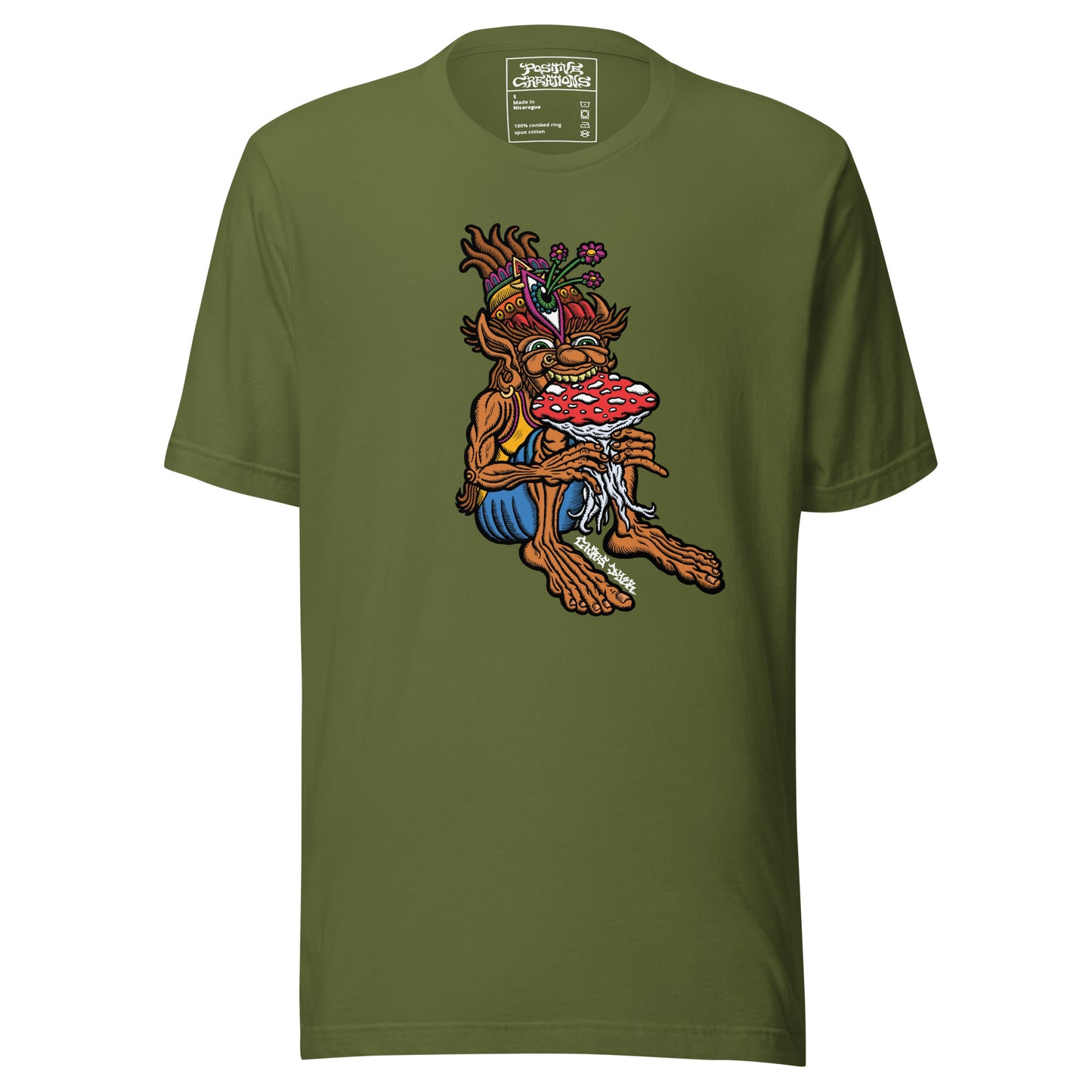 "Muncher of Mushroomland" Cotton T-Shirt