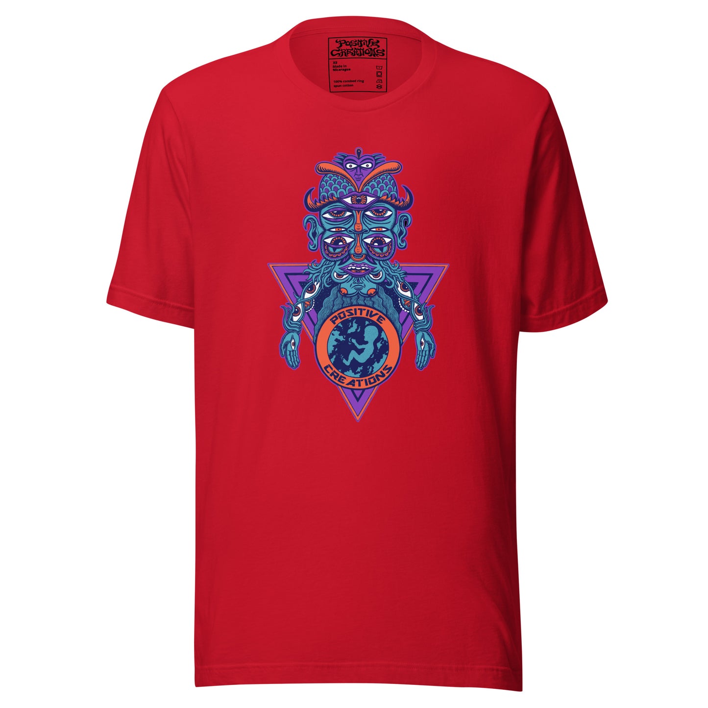 "One World Alien" Cotton T-shirt