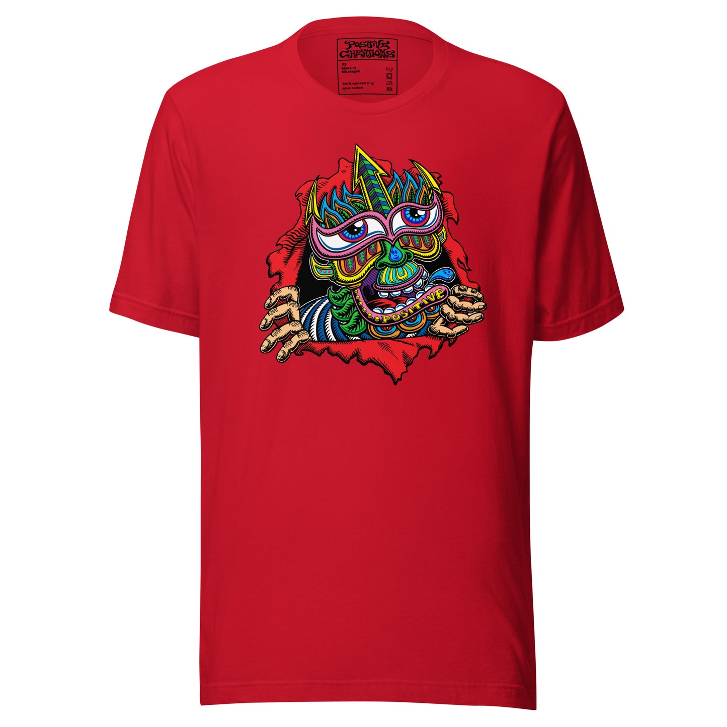"Positive Ripper" Cotton T-Shirt