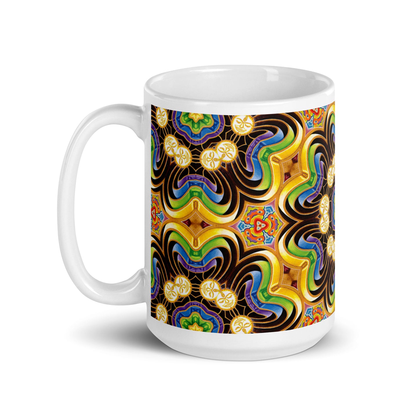 "Peeling Mandalas" Mug