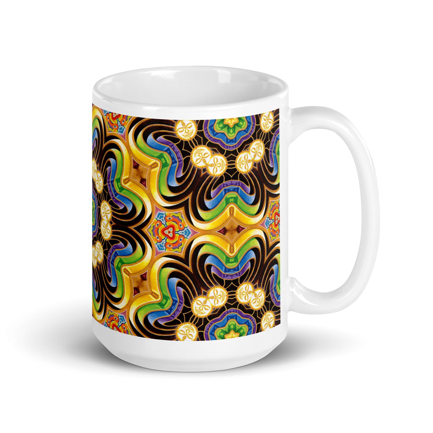 "Peeling Mandalas" Mug