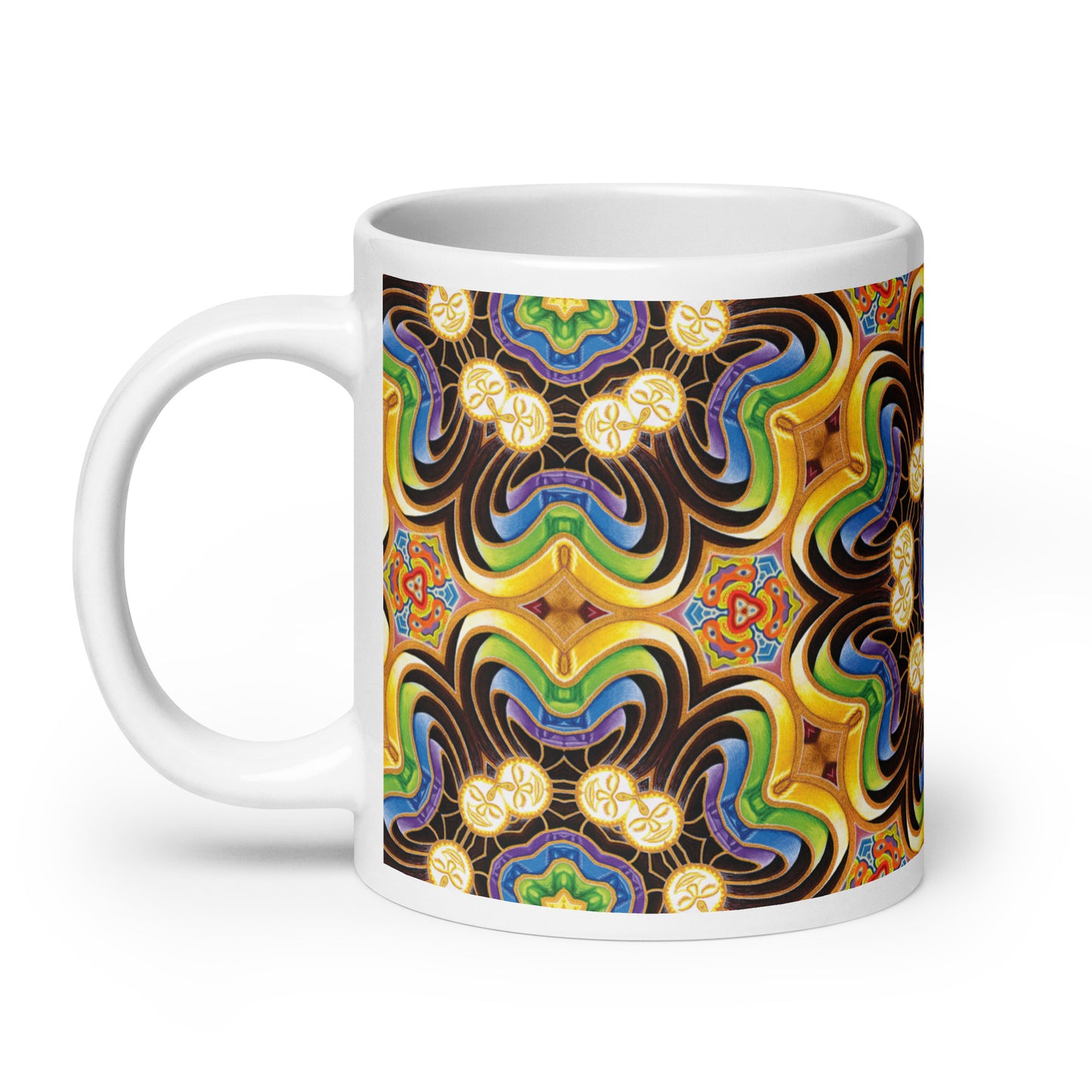 "Peeling Mandalas" Mug