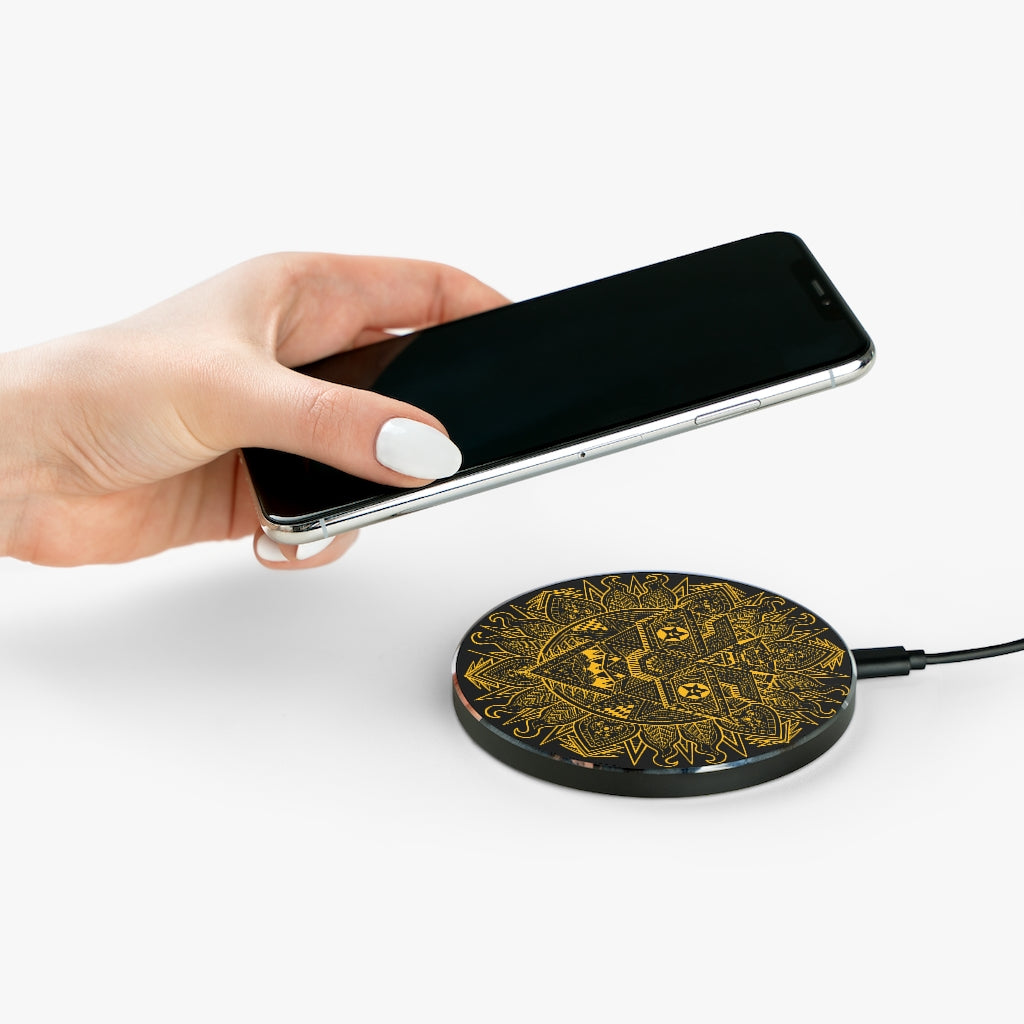 Gold Robo Sun Wireless Charger