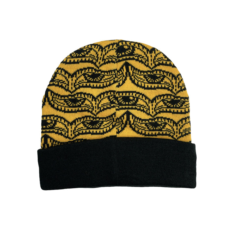 Chris Dyer Harmoneyes Yellow Cuff Beanie