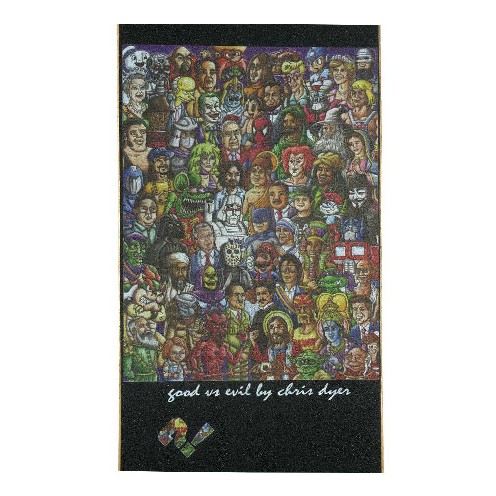 Skateboard Grip Tape Good Vs Evil - Positive Creations