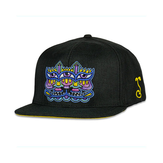 Chris Dyer Harmoneyes Blue Black Snapback Hat