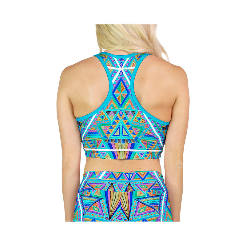 "DMT inverted" Racerback Crop