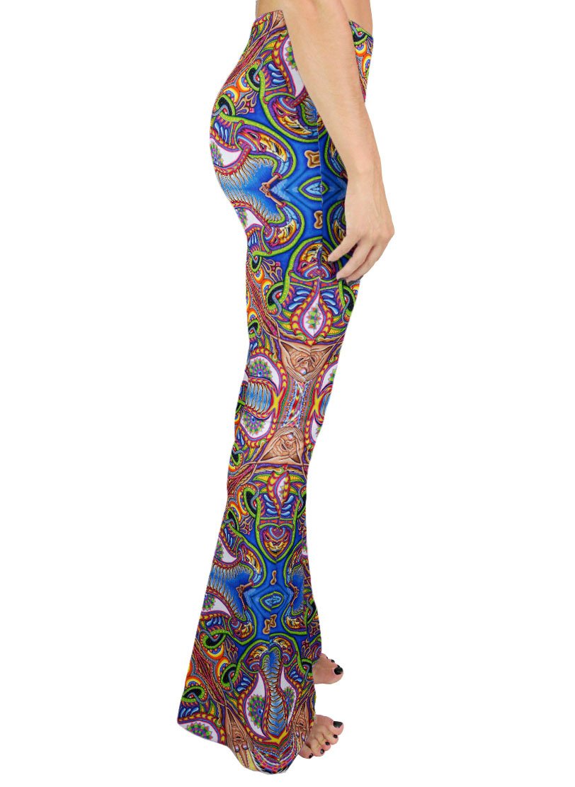 APOTHEOSIS OF DUALITREE PATTERN BELL BOTTOMS - Positive Creations