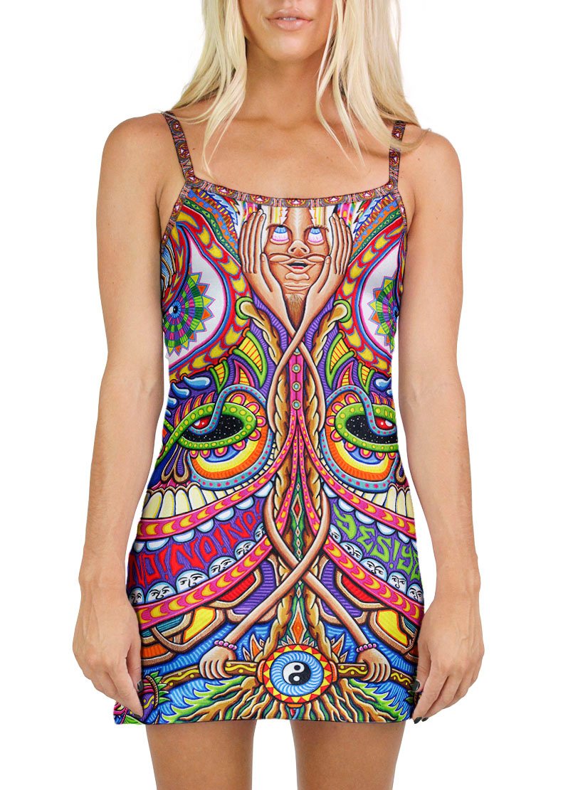 APOTHEOSIS OF DUALITREE MINI DRESS - Positive Creations