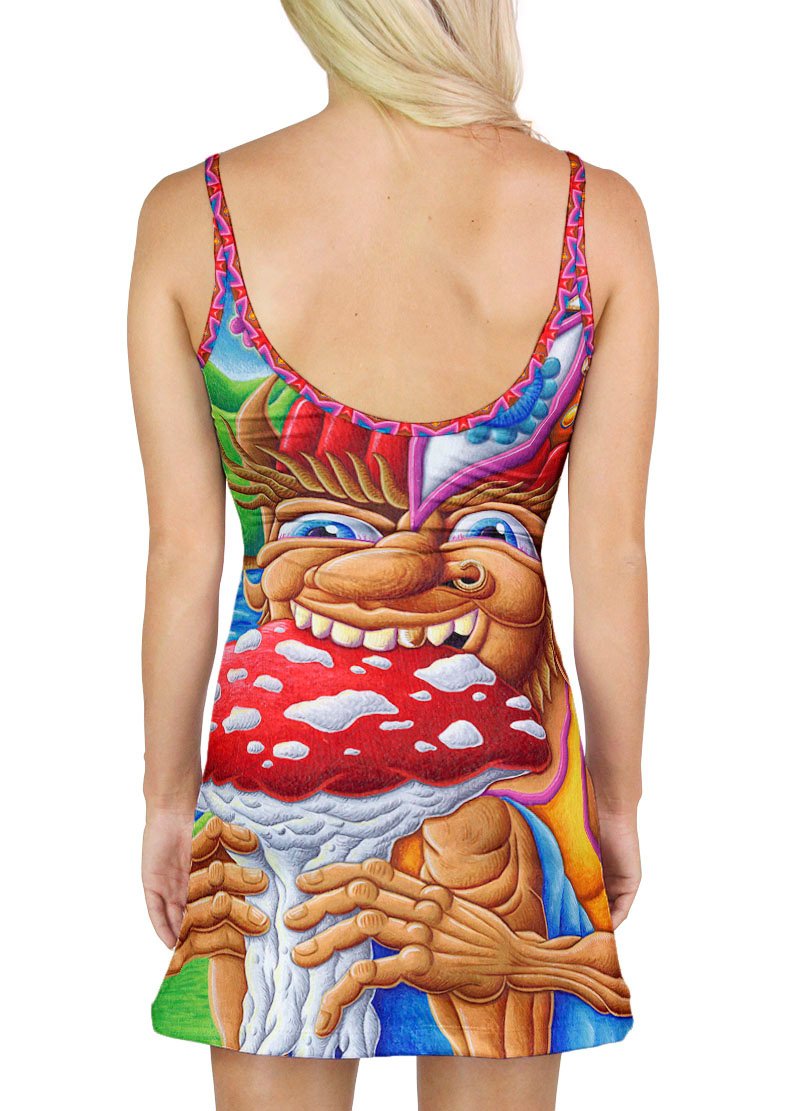 MUNCHER OF MUSHROOMLAND MINI DRESS - Positive Creations