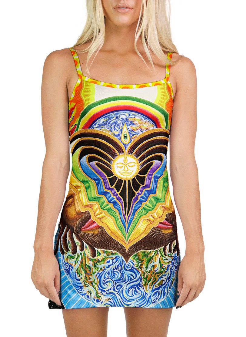 PEELING BODIES FUSION MINI DRESS - Positive Creations