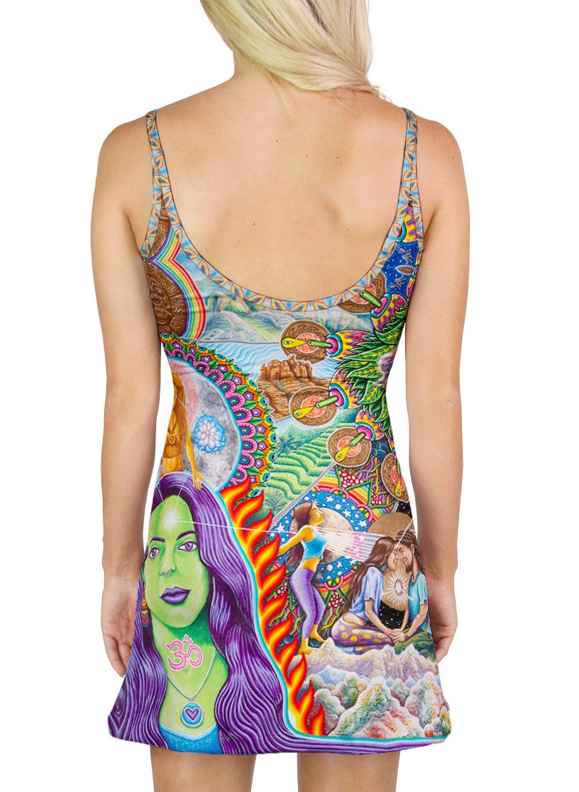 Wise Child Love Story Mini Dress - Positive Creations