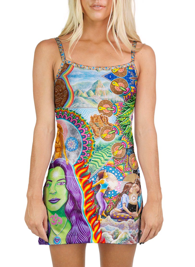 Wise Child Love Story Mini Dress - Positive Creations