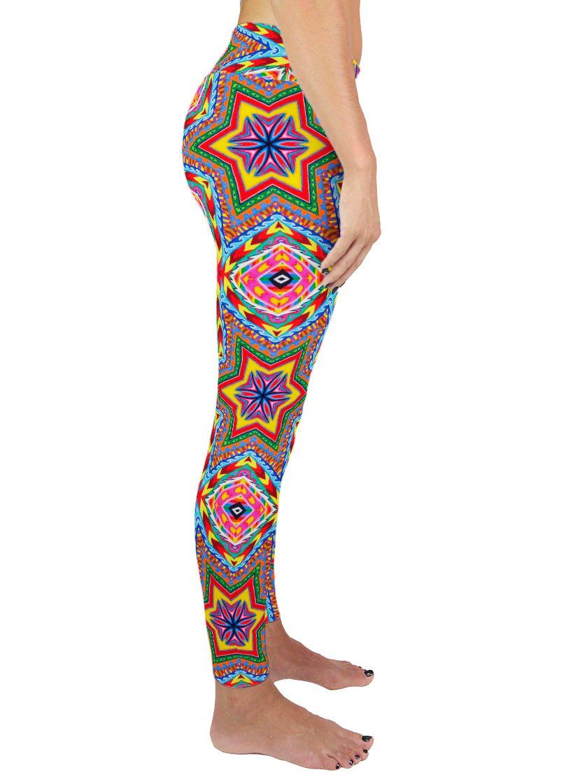 APOTHEOSIS OF DUALITREE PATTERN ACTIVE LEGGINGS - Positive Creations