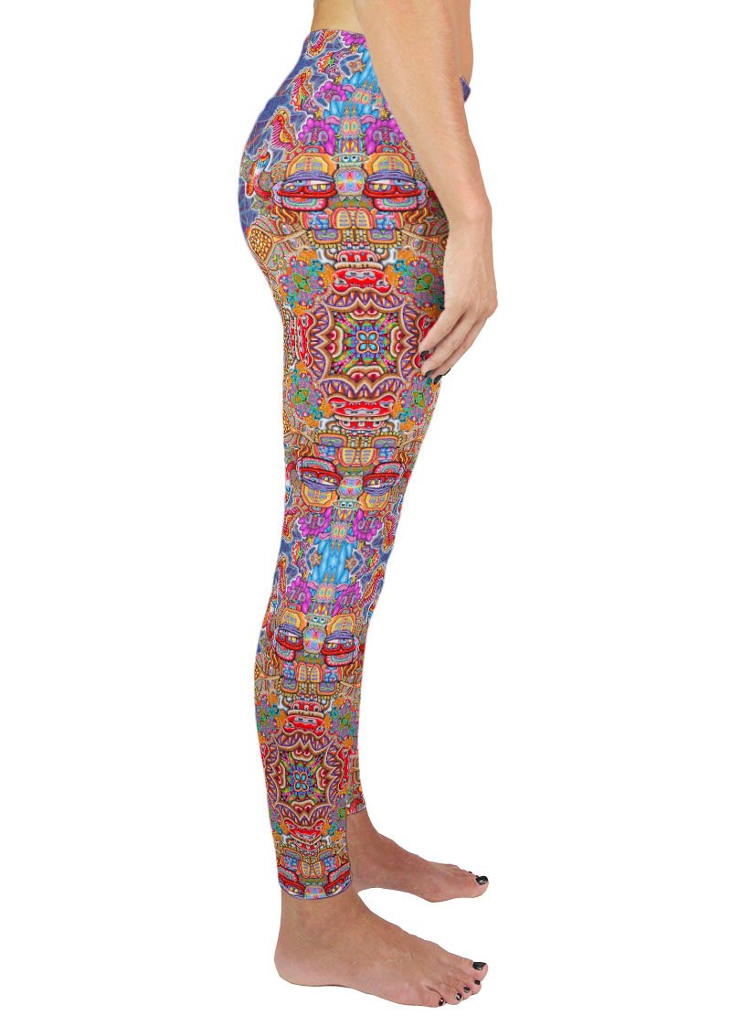 INTERDIMENSIONAL REBEL PATTERN ACTIVE LEGGINGS - Positive Creations