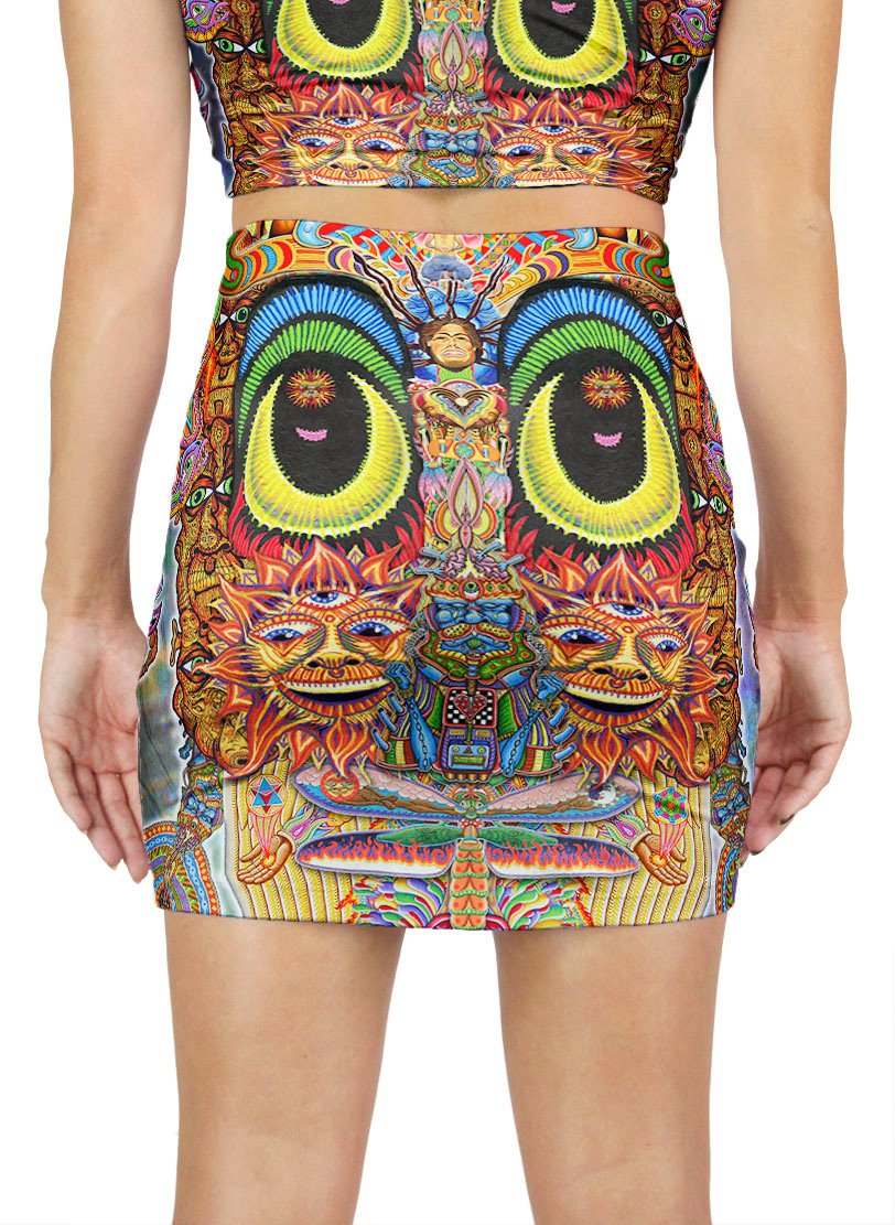 SAINT ART MINI SKIRT - Positive Creations