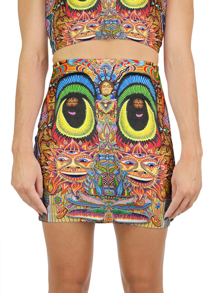 SAINT ART MINI SKIRT - Positive Creations