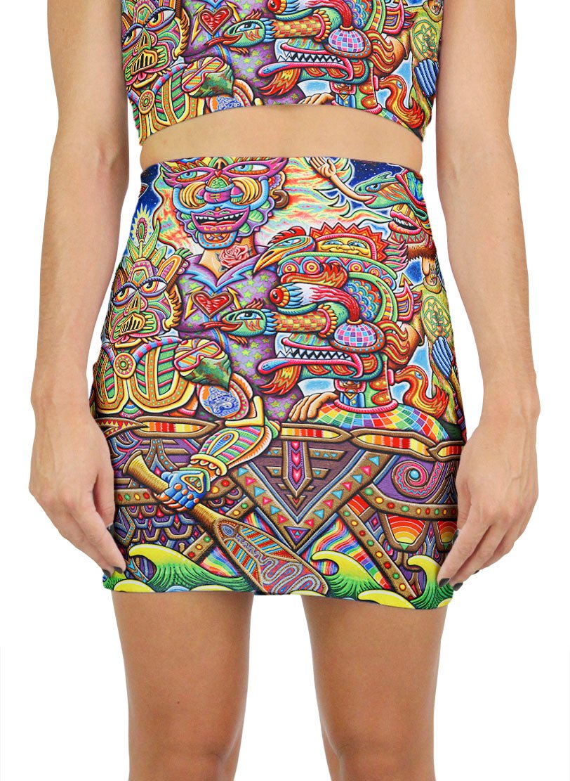 OPTIMYSTICS JOURNEY MINI SKIRT - Positive Creations