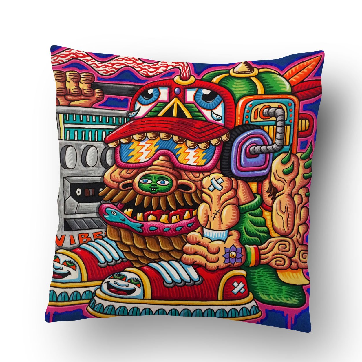 Ugly But Happy Pillow - Positive Creations
