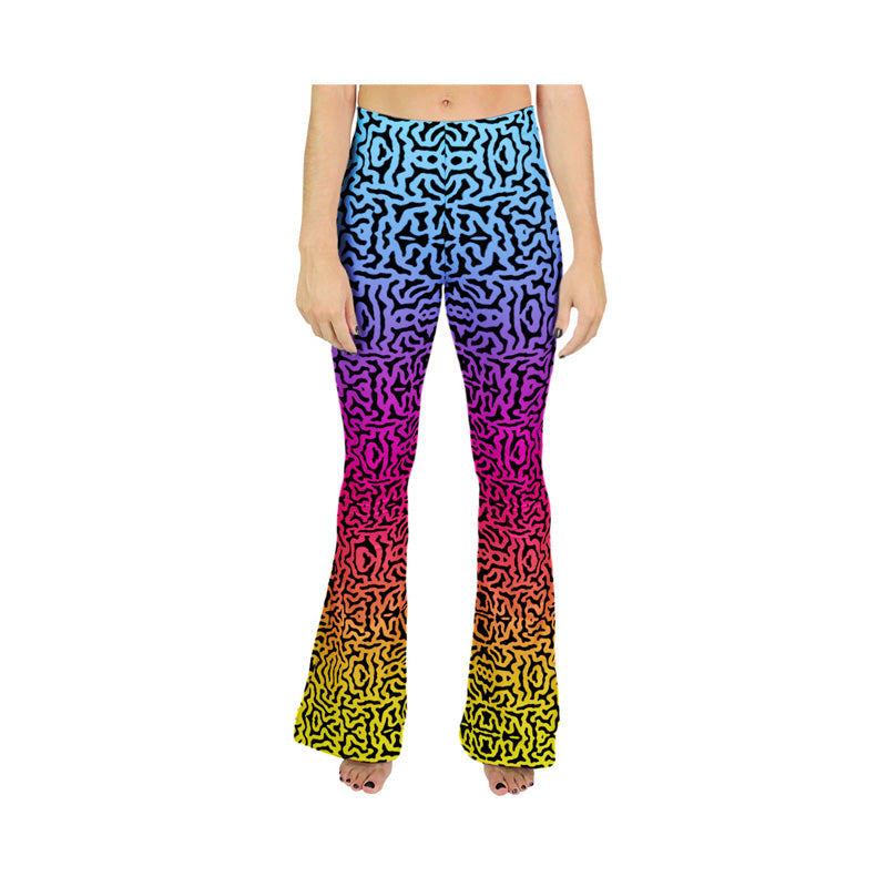 Florescent Brain Pattern BELL BOTTOMS