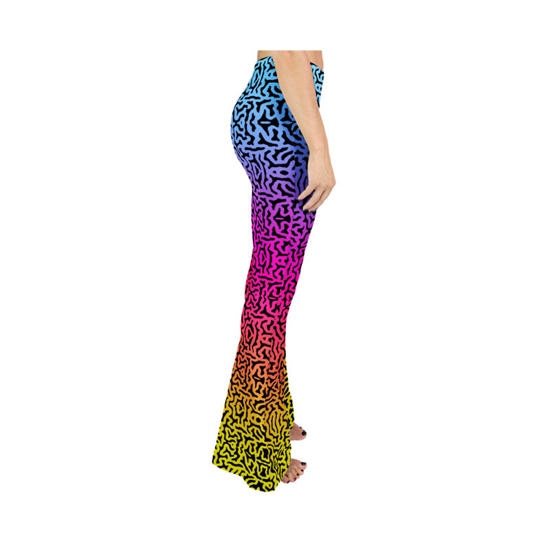 Florescent Brain Pattern BELL BOTTOMS