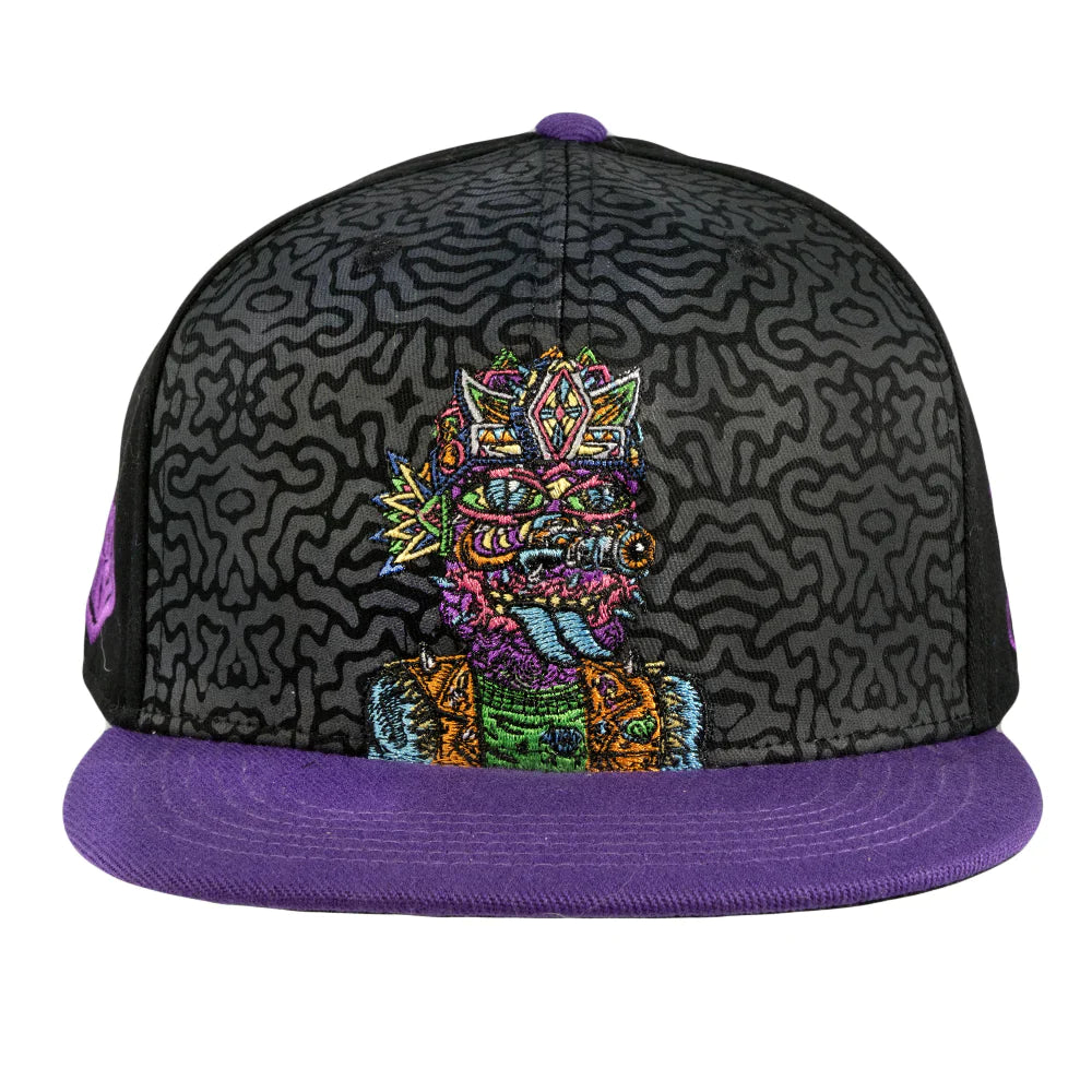 Galaktic Gang Purple Fitted Hat