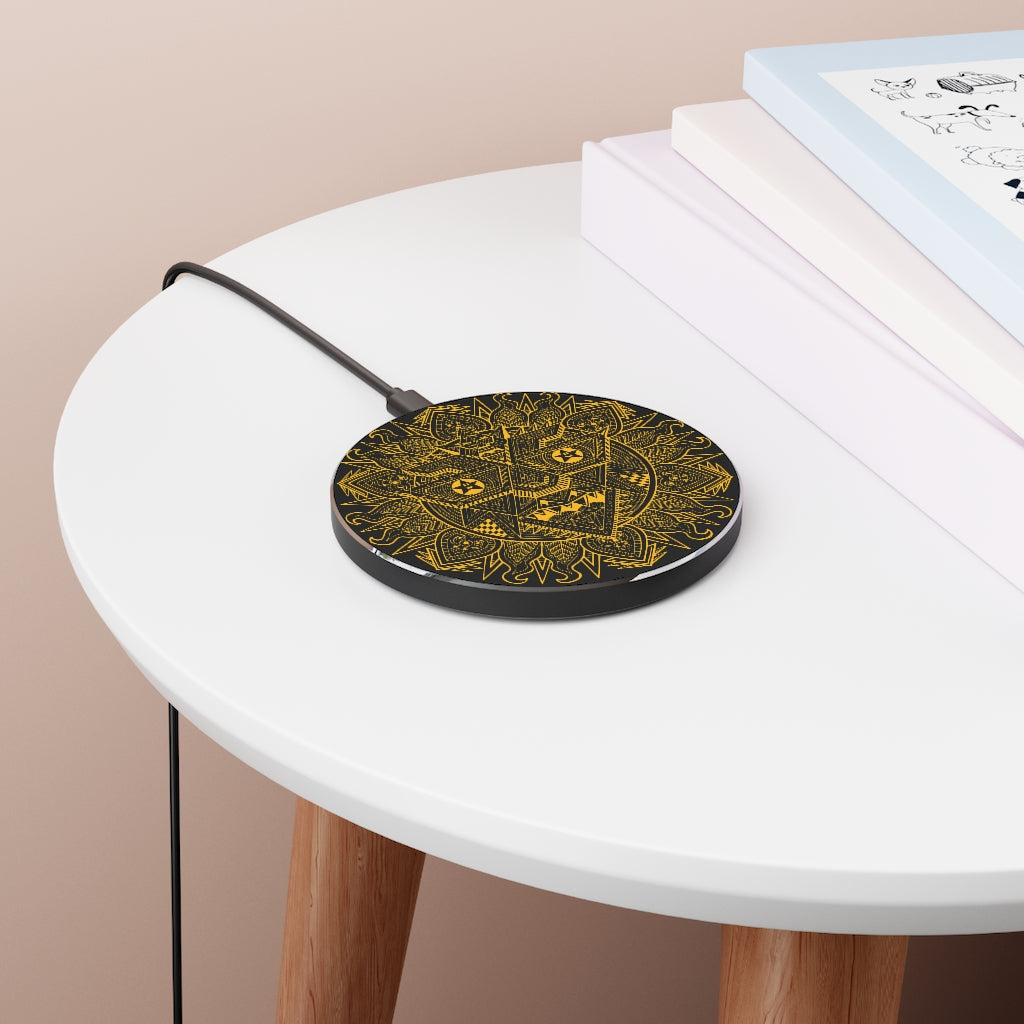 Gold Robo Sun Wireless Charger